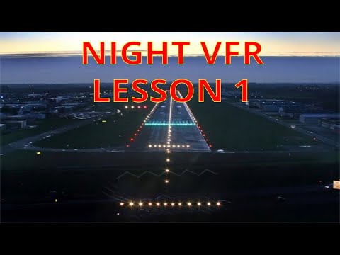 Night VFR Lesson 1 at EBKT