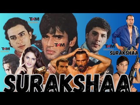 Surakshaa Action Comedy film Aditya Pancholi Sunil Shetty Saif Ali Khan Monica Bedi Divya Dutta