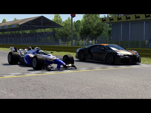 F1 Formula X 2017 Williams vs Bugatti Chiron Super Sport 300+ 2019 at Monza Full Course