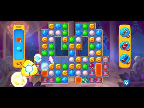 Fishdom level 9167 no boosters フィッシュダム