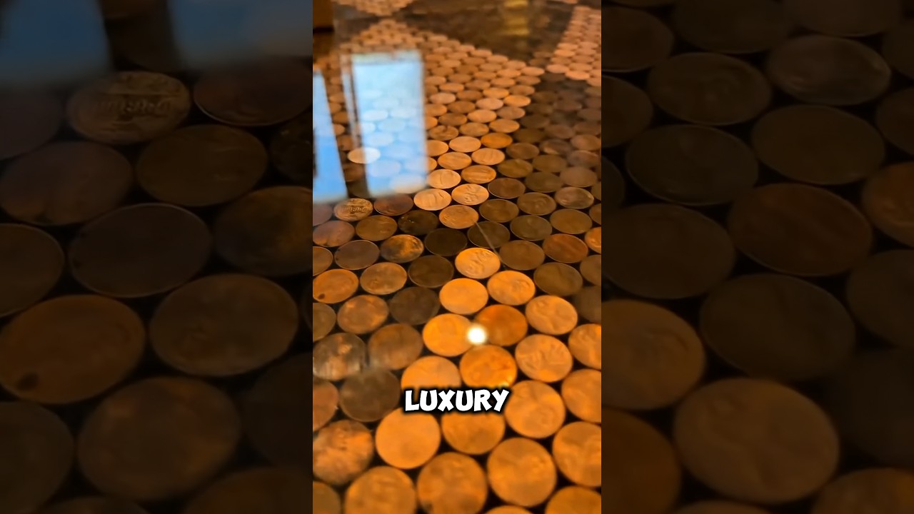 This Floor Is Made of Real Coins! 🪙