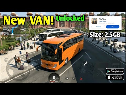 TDZ Pro New car Unlocked 🚍 | Full Bus Driving Gameplay | Bus & Truck Simulator Android