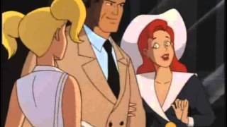 Harley Quinn goes shopping.