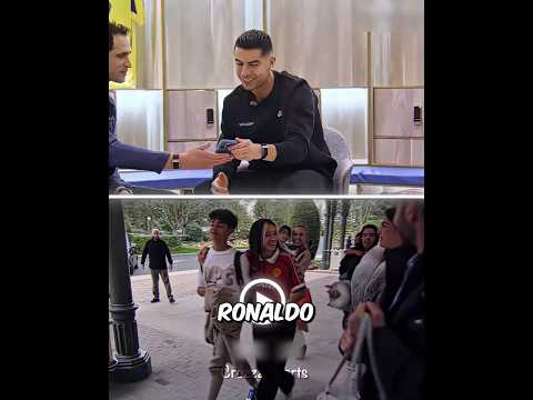 When Junior's GF Ignored Ronaldo 😳🔥#ronaldo