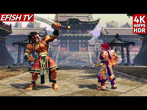 Mayan is back! Tam Tam vs Kazama Kazuki (Hardest AI) - Samurai Shodown | 4K 60FPS HDR
