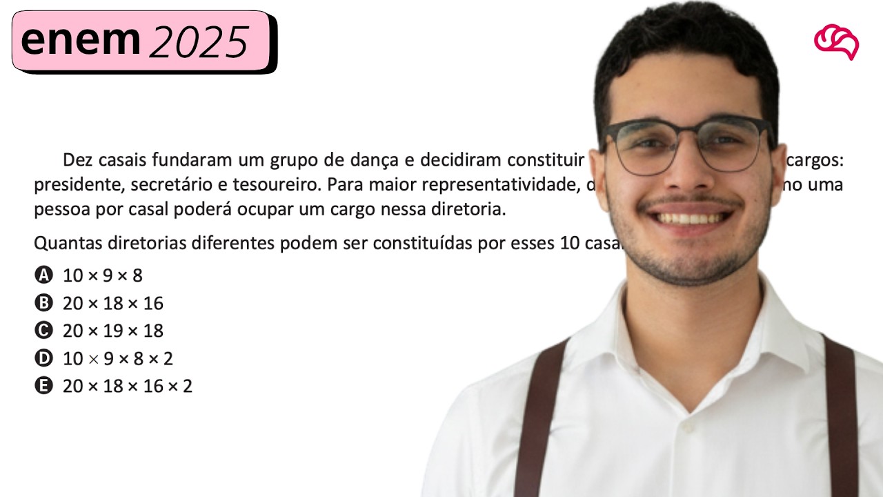 Resolução em Vídeo — Questão 155 ENEM 2025