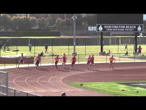 JVB 200m vs HB 4-24-14 - Los Alamitos Boys