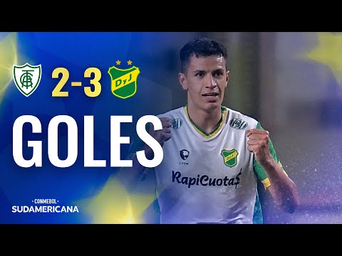 GOLES DE DEFENSA Y JUSTICIA ANTEA A AMÉRICA MG | FASE DE GRUPOS | CONMEBOL SUDAMERICANA 2023