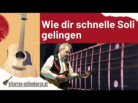 Wie dir schnelle Soli gelingen