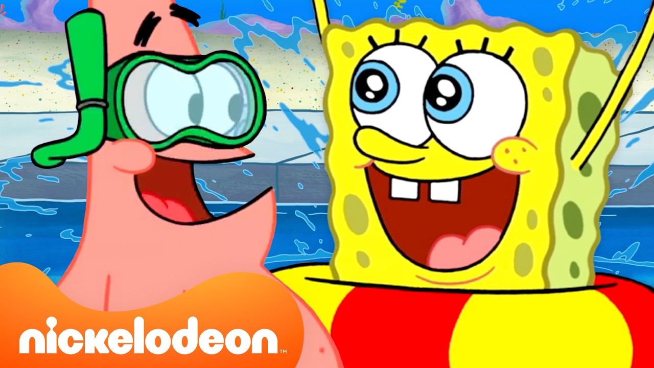 SpongeBob | 1 Jam Petualangan Musim Panas SpongeBob yang Paling Lucu ☀️ | Nickelodeon Bahasa