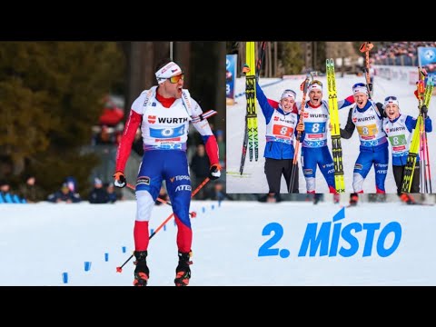 ČESKO SMÍŠENÁ ŠTAFETA 2 MÍSTO (MS 2025)