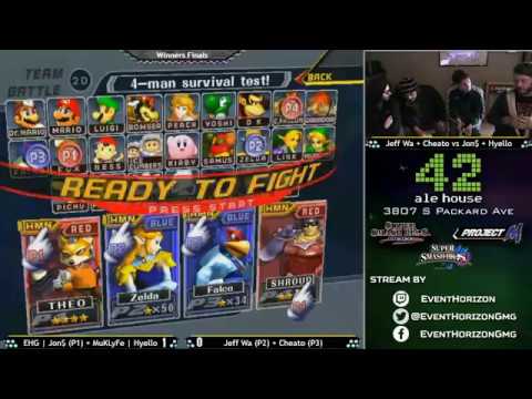 Construct 103 - EHG | Jon$ + MuKLyFe | Hyello vs Jeff Wa + Cheato - Melee Doubles WF