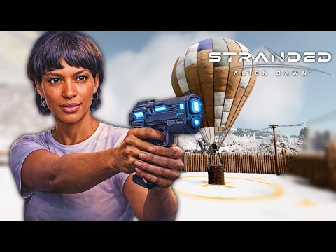 Stranded: Alien Dawn #03 ⚡ Energia ativa na base e exploração aérea com BALÃO