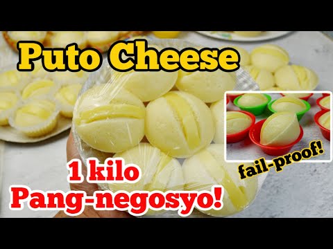 Puto Cheese Pang-Negosyo (1 kilo) and Tips para IWAS-PALPAK (Tagalog) Madali at Pwede Pagkakitaan!