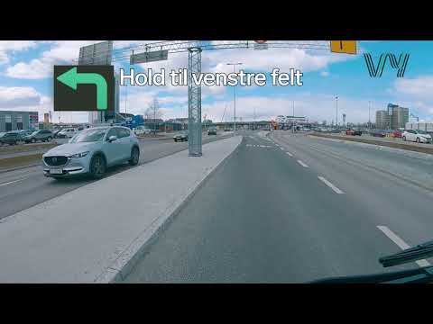 Tillerterminalen KJØREMØNSTER (Ankomst fra Hårstadkrysset *linje 72*)