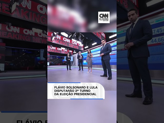 Flávio Bolsonaro e Lula disputarão 2º turno da eleição presidencial
