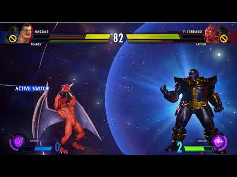 🕷 Thanos ft Haggar vs Athur ft Firebrand ー Marvel vs. Capcom: Infinite - マーベル VS. カプコン：インフィニット 🕷