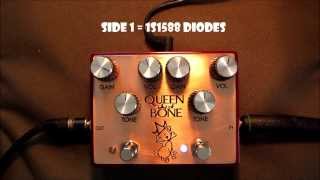 Video thumbnail for "Queen of Bone" - QoB Overdrive Distortion DIY pedal based upon KoT w/18v clone by Rullywow DIY Guitar PCBs