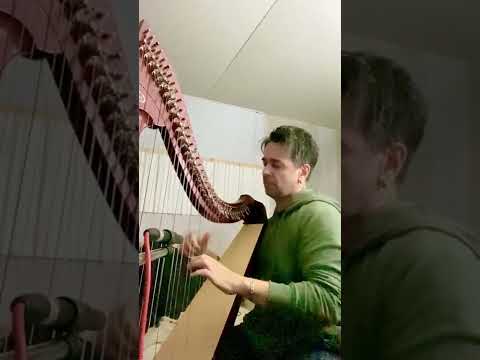 Απόστολος Ρίζος - Τι Να Θυμηθώ (Harp Cover) | Κώστας Μηλιωτάκης