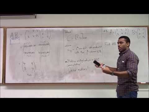 Math 346 Lecture 4 - More definitions involving matrices and systems of linear equations part 1