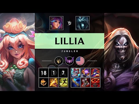 Lillia Jungle vs Karthus - NA Master Patch 25.06
