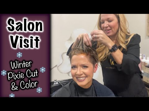 Salon Visit | My Winter Pixie Cut & Color
