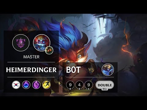 Heimerdinger Bot vs Ezreal - KR Master Patch 9.11