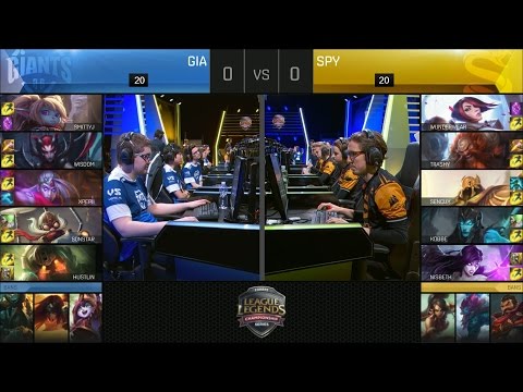 SPY vs GIA Highlights Game 1 - SPLYCE vs GIANTS - 2016 EU Summer Promotion Tournament