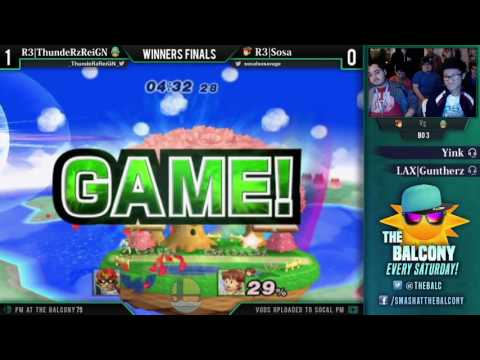 PM @ the Balcony 79 - Winners Finals  ft. R3|Sosa (Pit) VS The R3|ThundeRzReiGN (Falcon)