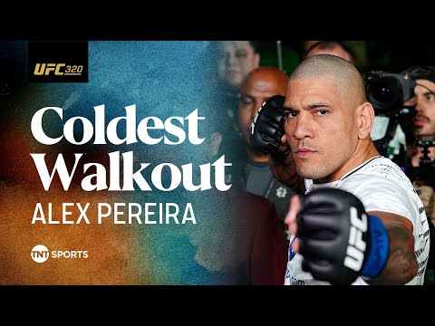 CHAMA! Alex Pereira with the COLDEST walkout at #UFC320 🥶🔥