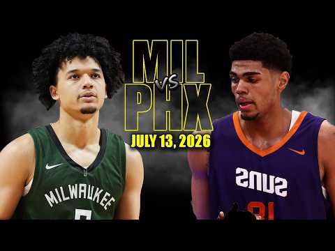 Phoenix Suns vs Milwaukee Bucks Full Game Highlights - July 13, 2026 | NBA Summer League