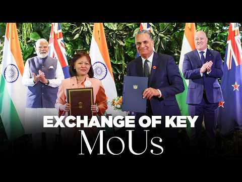PM Modi, New Zealand PM Christopher Luxon attend joint press meet