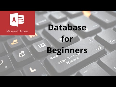 Create a Database in Microsoft Access for Beginners in 2024