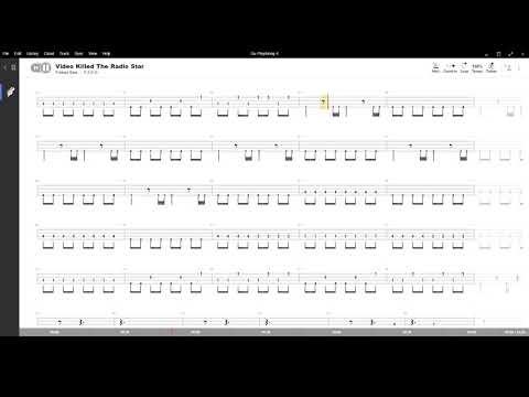 Video killed the radio star ( The Buggles ) ,Tablatura e base Senza Basso - Backing bass track