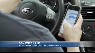 Hands-free bill aims to reduce distracted driving in Louisiana