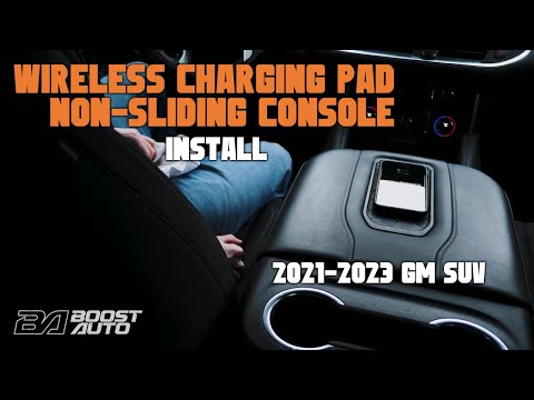 Wireless Phone Charger Install (2021-2023 Chevy Tahoe  Suburban & GMC Yukon) - Non-Sliding Console