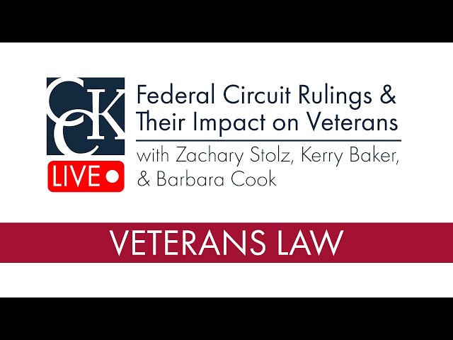 Federal Circuit Rulings & Their Impact on Veterans (2018)