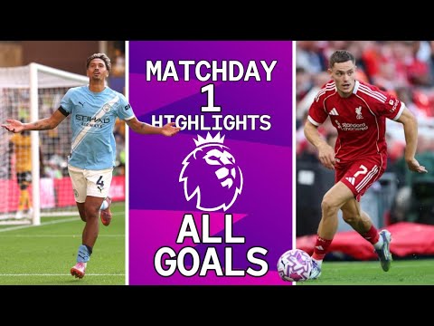 ALL GOALS | Matchday 1 Premier League 25/26 Highlights | As Reijnders shines on debut