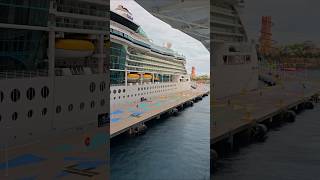 Jewel of the Seas docked in Coco Cay #cruise #weekend #beach #love #youtubeshorts