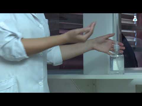 Correta Higienização das mãos com preparação alcoólica