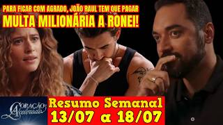 Coração Acelerado - 😍 Resumo Semanal da Novela Coração Acelerado de 13 a 18 de Julho!