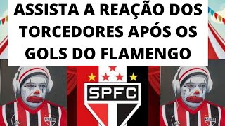 TORCIDA DO SO PAULO ENLOUQUECIDA APS OS 4XO DO FLAMENGO