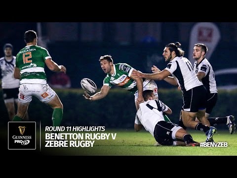 Round 11 Highlights: Zebre Rugby v Benetton Treviso | 2016/17 season