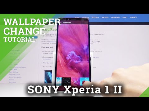 How to Change Wallpaper in SONY Xperia 1 – Find Home Screen Settings