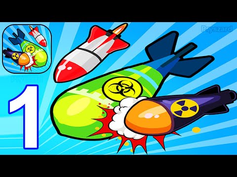 Bomb Evolution - Gameplay Walkthrough Part 1 Tutorial Evolving Bombs Merge Plane (iOS, Android) - YouTube