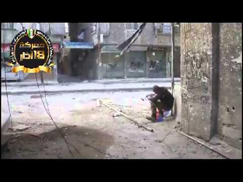 اشتباكات بين ألوية أبابيل حوران  وقوات النظام في سيدي مقداد خلال معركة 18 آذار