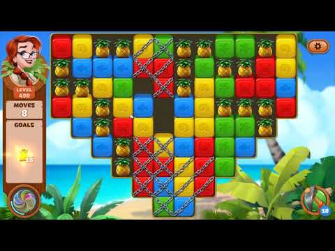 Lost Island: Blast Adventure - Level 498 (No Boosters) HD