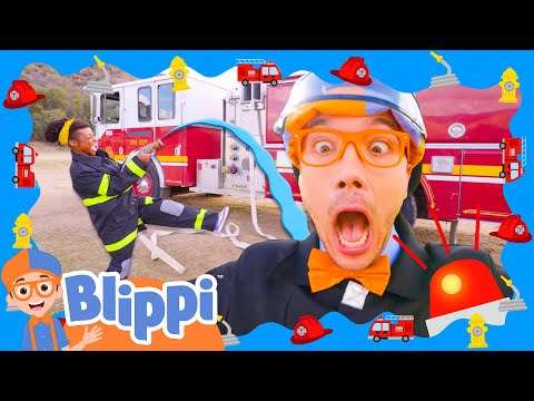 Blippi's Fire Truck Song: Sing Along with Blippi to Learn About Fire Trucks! - Blippi Music Video