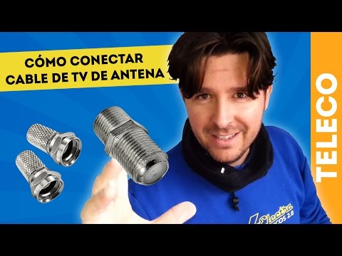 CÓMO HACER UN EMPALME PARA CONECTAR CABLE DE ANTENA