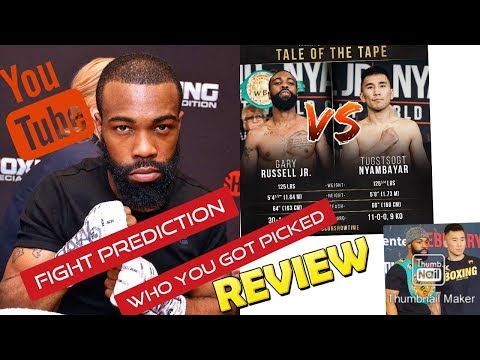 Gary Russell Jr VS King Tug FIGHT PREDICTION